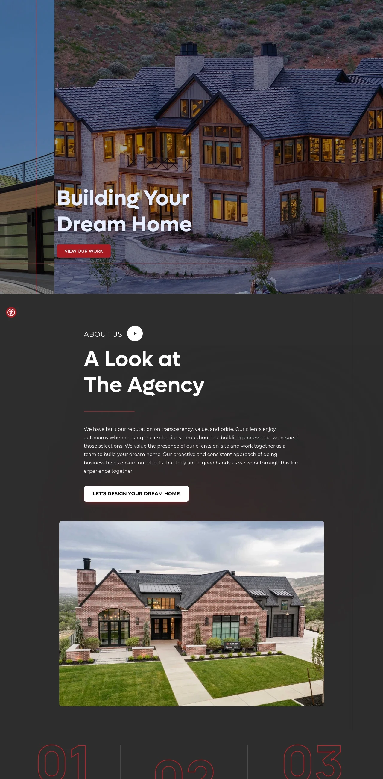 Raykon Construction website, designed and built by Thornwood Digital